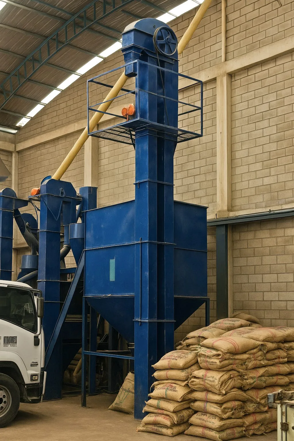 Servicio de trillado y secado en silo